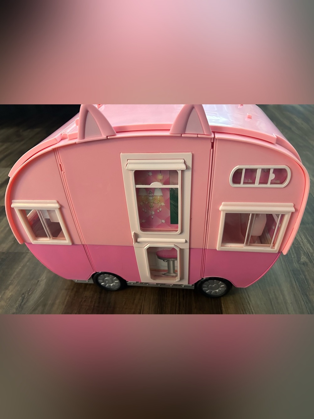 Na! Na! Na! Pink Surprise Meow Kitty RV/Trailer/Camper Kids Toy All parts Work